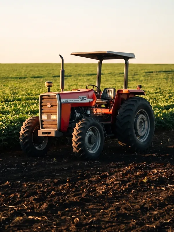Trator Massey Ferguson na lavoura: linha agrícola de tampas Trink para tratores Trator Massey Ferguson na lavoura: linha agrícola de tampas Trink para tratores